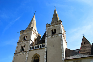 Fototapeta na wymiar The St. Martin's Cathedral (Spisska Kapitula) in Slovakia