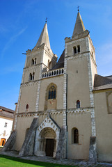 Fototapeta na wymiar The St. Martin's Cathedral (Spisska Kapitula) in Slovakia