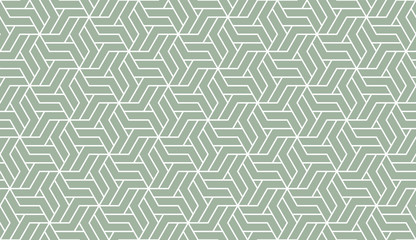 Seamless Nenji Asanoha Pattern, Japanese Pattern, Vector Graphics（念じ麻の葉模様）