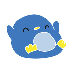 cartoon kawaii of a cute penguin