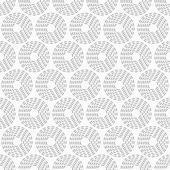 Fototapeta premium Abstract seamless pattern of dotted circles.