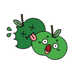 cute cartoon apples