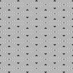 Abstract geometric pattern seamless pattern. Striped triangles. Ethnic ornament.