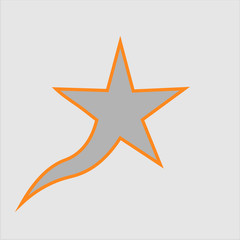star icons design on a gray background.