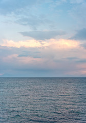 Sunrise on the Southern Italian Mediterranean Sea
