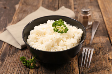 bowl of basmati rice