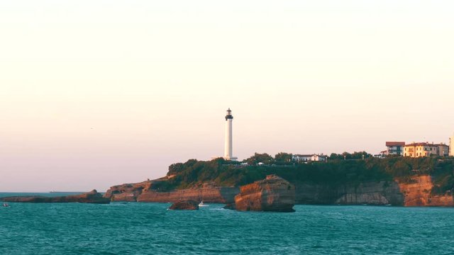 phare biarritz sunset 2