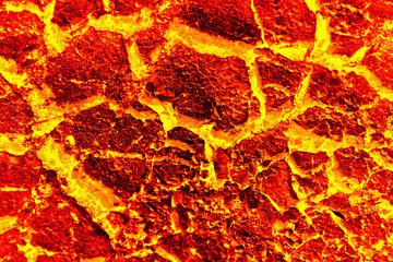 Red lava texture background