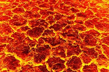 Red lava texture background