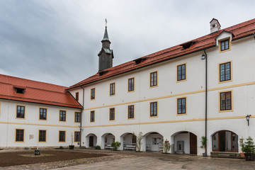 The ancient village of Škofja Loka, Slovenia.