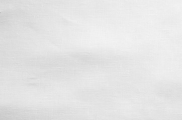 White linen texture background. White canvas burlap texture background with flax fibers.  