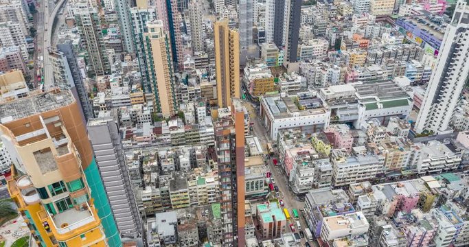 Top View Of Hong Kong Old Town