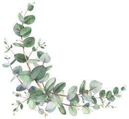 Eucalyptus leaf decoration