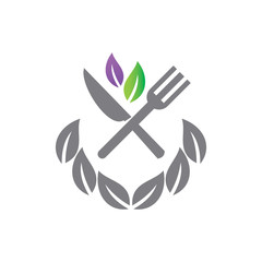 Leaf Logo Design Vector Template Set