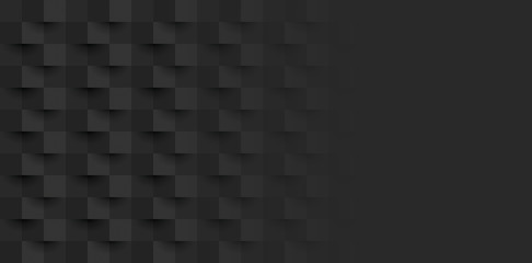Black abstract background vector with blank space for text.