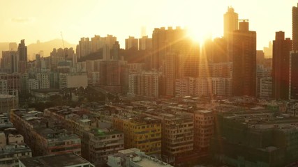 Hong Kong city in Kowloon side