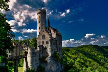 Naklejka premium Schloß Lichtenstein