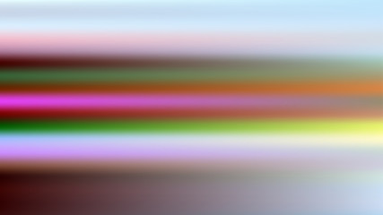 Vector blur background with horizontal colorful stripes