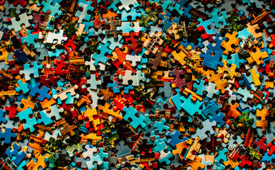 Pieces of a puzzle 