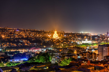 Fototapeta na wymiar Holy Trinity Cathedral - Tbilisi, Georgia