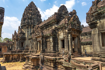 Sanctuary and Mandapa Hall of Banteay Samre temple, Cambodia