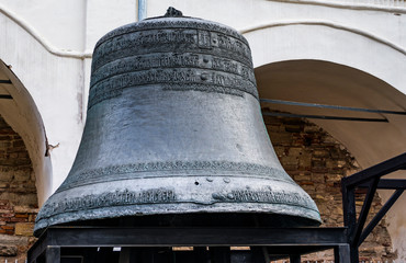 Fototapeta premium Old Bell in St. Sophia Cathedral, Veliky Novgorod, Russia.