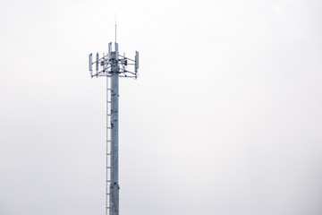 Cell phone tower with with background