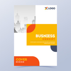 Promotional cover design or brochure for corporate sector.