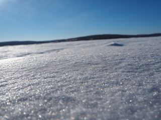 winter snow sun