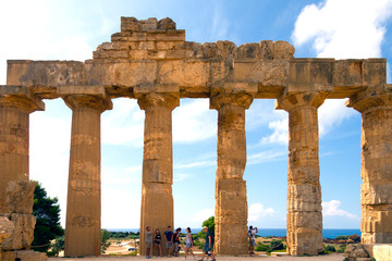 Fototapeta premium Parco e rovine archeologiche di Selinunte, Sicilia