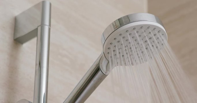 Water flow in the shower head