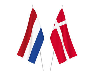 Denmark and Netherlands flags