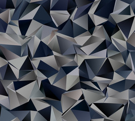 Abstract Low-Poly triangular modern background