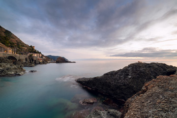 Fototapeta na wymiar Framura, Liguria, Italy