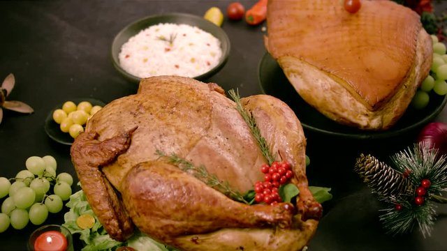Turkey and Pork Leg for Holidays