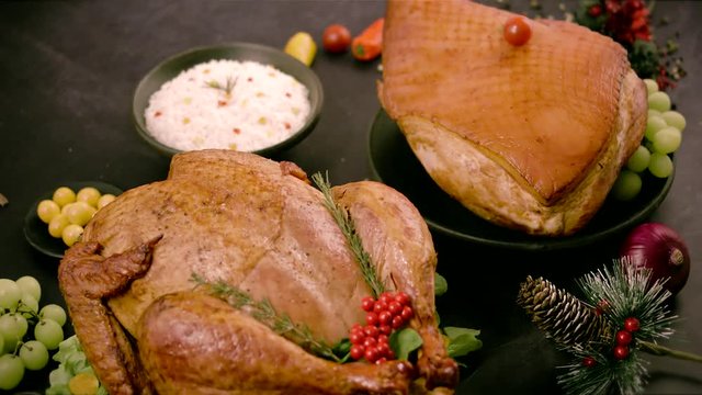Turkey and Pork Leg for Holidays