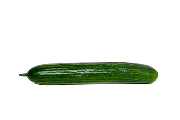 Salad cucumber isolated on a white background