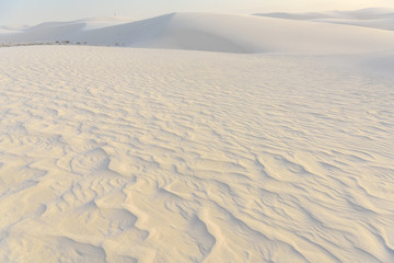 Pattern of white sand, White Sands National Monument, New Mexico