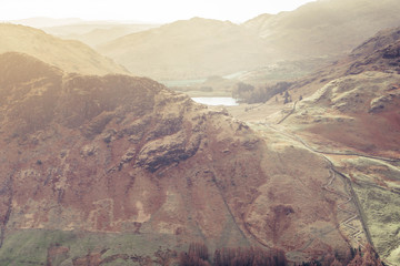 Views from Great Langdale in the Lake District