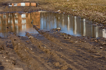 washed out roads