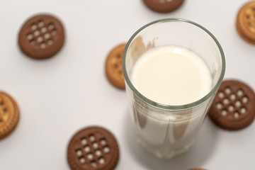 Milk and cookies for breakfast 
