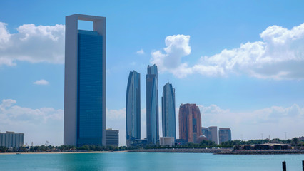 Naklejka premium Abu Dhabi, panorama