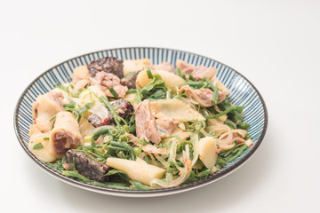 Taiwanese Food, called salty chicken, which is a kind of traditional food that meat or fowl stewed with salty and strained before serving.
