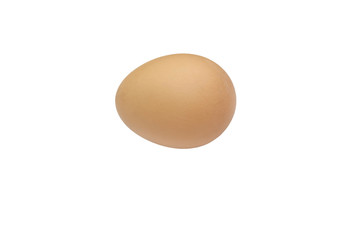 chicken egg on a white background