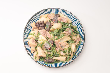 Taiwanese Food, called salty chicken, which is a kind of traditional food that meat or fowl stewed with salty and strained before serving.