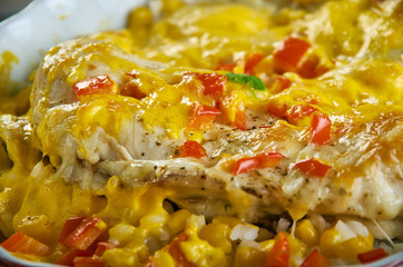 Salsa Chicken Rice Casserole