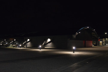 DWORZEC KOLEJOWY NOCĄ - ŁÓDZ FABRYCZNA  Bahnhof © jaceka