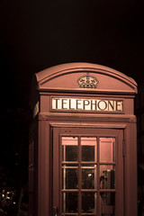 Fototapeta premium Telephone booth, London, England