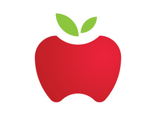 Red apple illustration