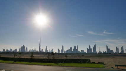 Fototapeta na wymiar Dubai City panorama